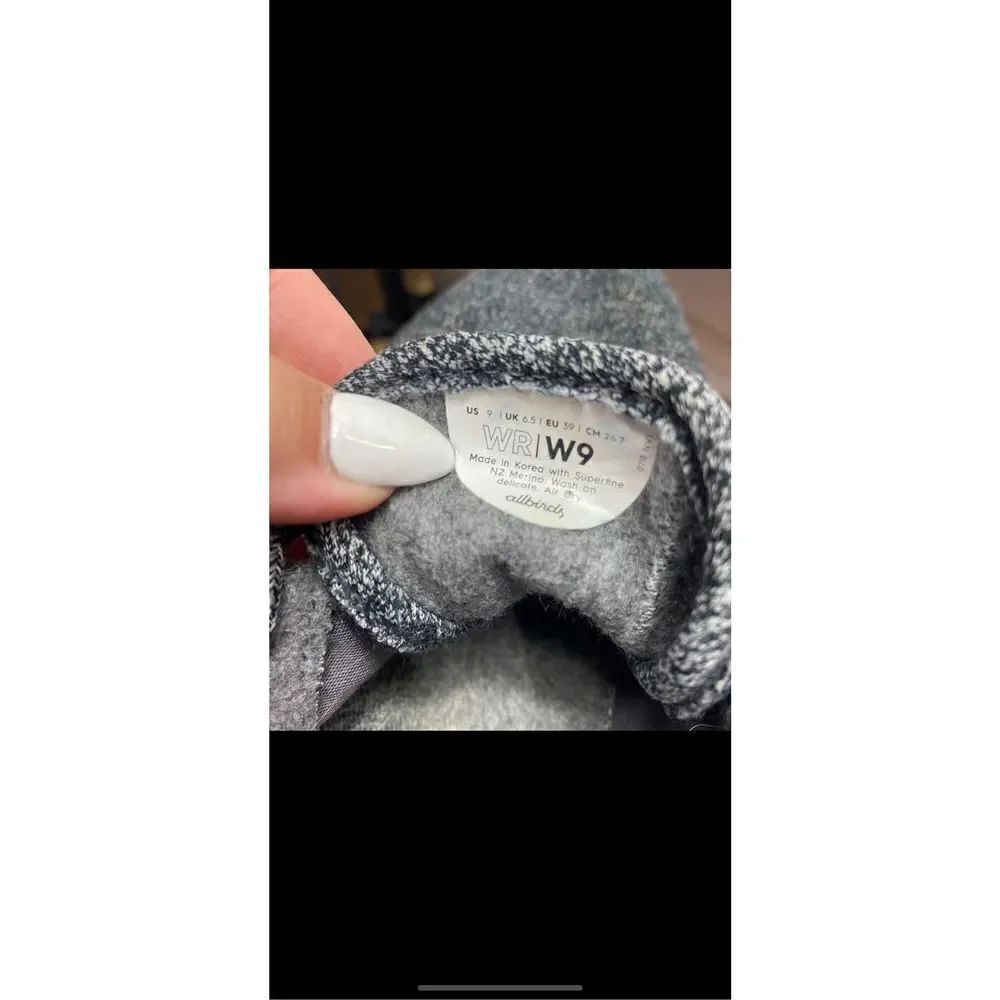 Allbirds Wool Runners WRM|W9 Running Shoes Gray Women’s Size 9